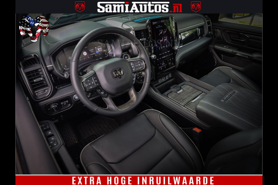 Dodge Ram 1500 Limited Night High Output 540HP 706Nm | Massage + Full Option | De Meest Luxe en Volle Pick-Up in zijn Klasse | Comfortabele Dubbele Cabine met Royale 5 Zitplaatsen | BPM vrij | Nu Leverbaar uit Voorraad | Voorraad Nr 2367 - 5430