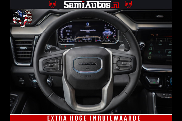 GMC Sierra DENALI | All-In Prijs | 6,2 V8 Full Option | De Meest Luxe Pick-Up in zijn Klasse | Comfortabele Dubbele Cabine met Royale 5 Zitplaatsen | BPM vrij | Nu Leverbaar uit Voorraad | Voorraad Nr 420229