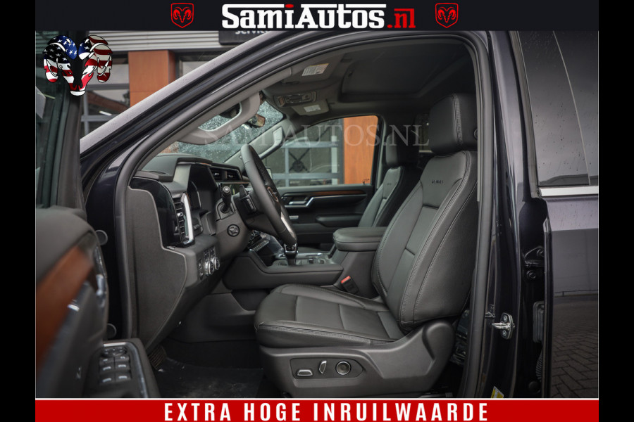 GMC Sierra DENALI | All-In Prijs | 6,2 V8 Full Option | De Meest Luxe Pick-Up in zijn Klasse | Comfortabele Dubbele Cabine met Royale 5 Zitplaatsen | BPM vrij | Nu Leverbaar uit Voorraad | Voorraad Nr 420229