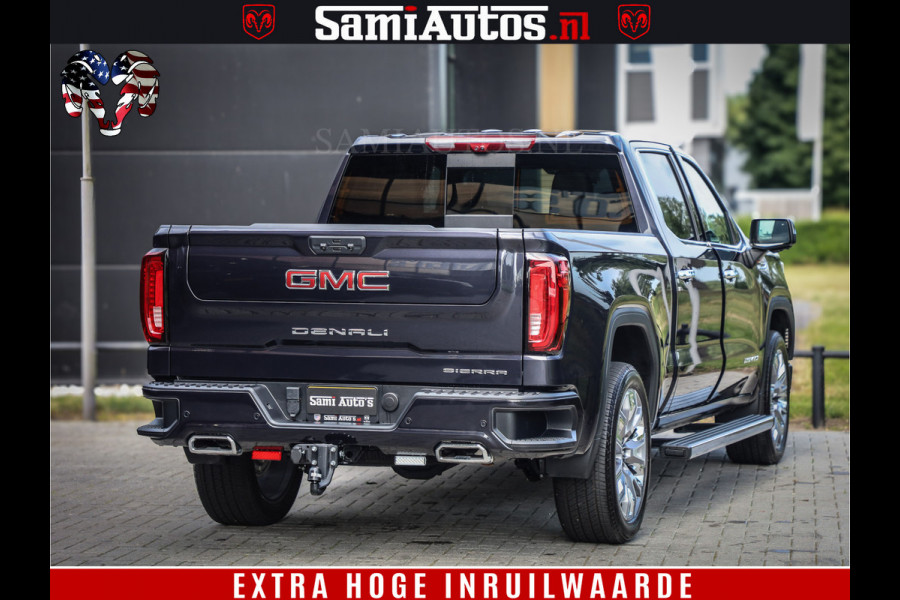 GMC Sierra DENALI | All-In Prijs | 6,2 V8 Full Option | De Meest Luxe Pick-Up in zijn Klasse | Comfortabele Dubbele Cabine met Royale 5 Zitplaatsen | BPM vrij | Nu Leverbaar uit Voorraad | Voorraad Nr 420229