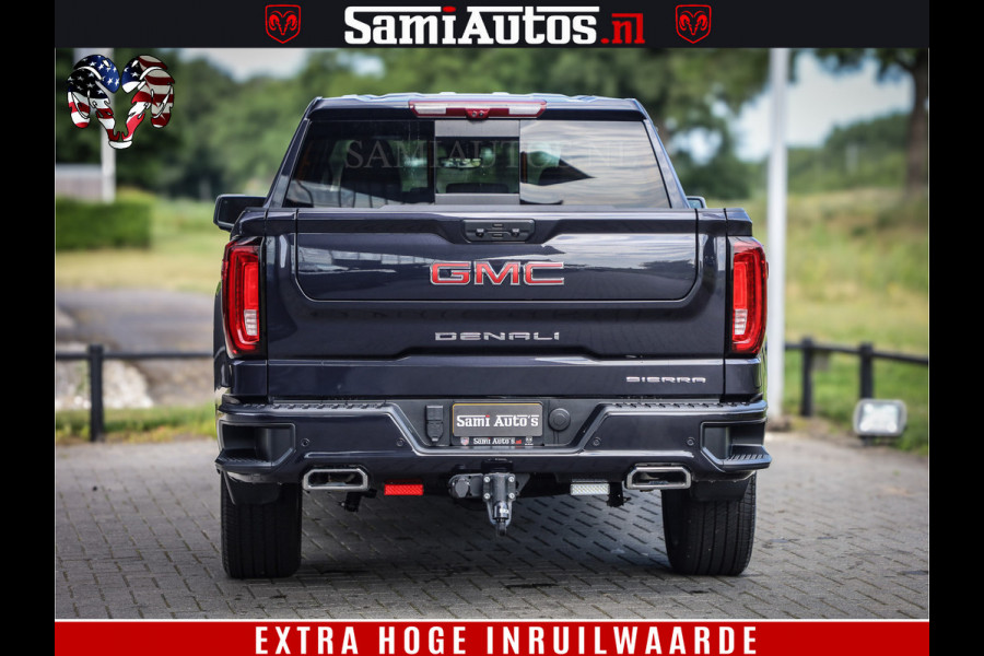 GMC Sierra DENALI | All-In Prijs | 6,2 V8 Full Option | De Meest Luxe Pick-Up in zijn Klasse | Comfortabele Dubbele Cabine met Royale 5 Zitplaatsen | BPM vrij | Nu Leverbaar uit Voorraad | Voorraad Nr 420229