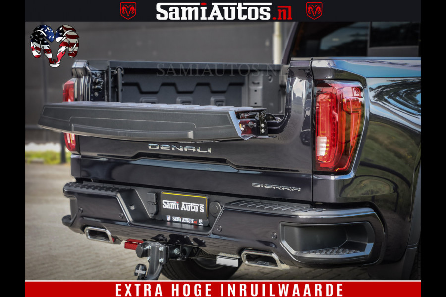 GMC Sierra DENALI | All-In Prijs | 6,2 V8 Full Option | De Meest Luxe Pick-Up in zijn Klasse | Comfortabele Dubbele Cabine met Royale 5 Zitplaatsen | BPM vrij | Nu Leverbaar uit Voorraad | Voorraad Nr 420229
