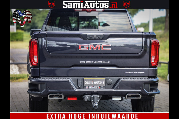 GMC Sierra DENALI | All-In Prijs | 6,2 V8 Full Option | De Meest Luxe Pick-Up in zijn Klasse | Comfortabele Dubbele Cabine met Royale 5 Zitplaatsen | BPM vrij | Nu Leverbaar uit Voorraad | Voorraad Nr 420229