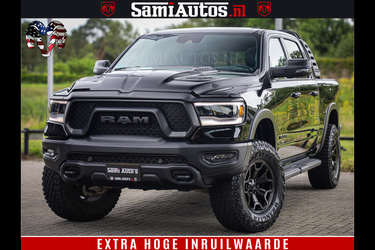 Dodge Ram 1500 REBEL TRX STYLE | BODY LIFT | RAM BAR | 4X4 | LPG | HUD HEADUP | DIGI CLUSTER | 360CAM | ADAPTIVE CRUISE | RAM BAR ROLLCOVER | Comfortabele Dubbele Cabine met Royale 5 Zitplaatsen | Dodge Ram 1500 REBEL TRX STYLE | BODY LIFT | RAM BAR | 4X4 | LPG | HUD HEADUP | DIGI CLUSTER | 360CAM | ADAPTIVE CRUISE | RAM BAR ROLLCOVER | Comfortabele Dubbele Cabine met Royale 5 Zitplaatsen |