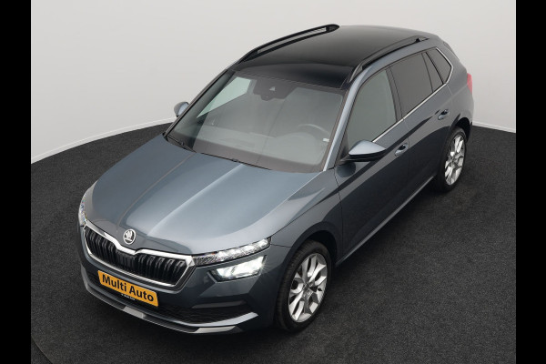Škoda Kamiq 1.0 TSI Sport Business 110pk DSG | Panodak | RS Sportstoelen Verwarmd | Trekhaak Afn. | Chrystal LED |  Camera | Apple Carplay | 18"L.M | Keyless | Virtual | LED |