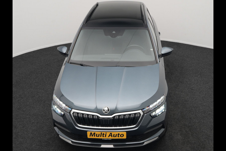 Škoda Kamiq 1.0 TSI Sport Business 110pk DSG | Panodak | RS Sportstoelen Verwarmd | Trekhaak Afn. | Chrystal LED |  Camera | Apple Carplay | 18"L.M | Keyless | Virtual | LED |