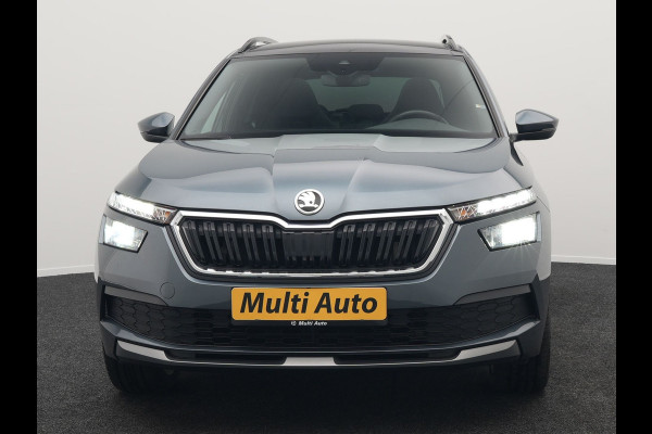 Škoda Kamiq 1.0 TSI Sport Business 110pk DSG | Panodak | RS Sportstoelen Verwarmd | Trekhaak Afn. | Chrystal LED |  Camera | Apple Carplay | 18"L.M | Keyless | Virtual | LED |