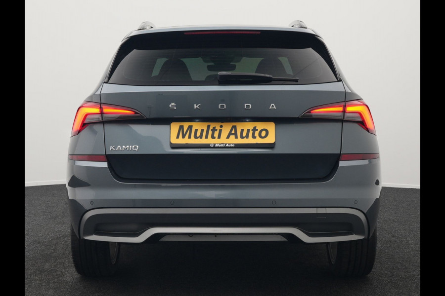 Škoda Kamiq 1.0 TSI Sport Business 110pk DSG | Panodak | RS Sportstoelen Verwarmd | Trekhaak Afn. | Chrystal LED |  Camera | Apple Carplay | 18"L.M | Keyless | Virtual | LED |