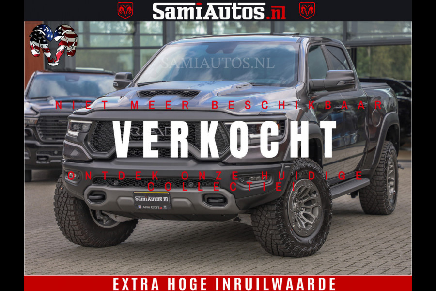 Dodge Ram 1500 TRX | 6.2 V8 712PK | Final Edition | All-In Prijs | Beschikt over alle opties | Comfortabele Dubbele Cabine met Royale 5 Zitplaatsen | BPM vrij | Nu Leverbaar uit Voorraad | Voorraad Nr 2121 - 4420
