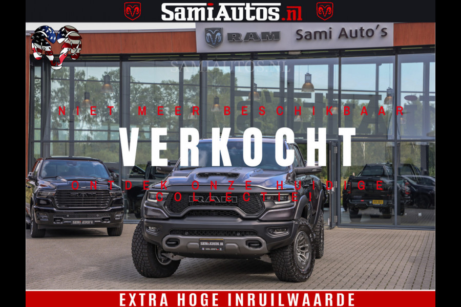 Dodge Ram 1500 TRX | 6.2 V8 712PK | Final Edition | All-In Prijs | Beschikt over alle opties | Comfortabele Dubbele Cabine met Royale 5 Zitplaatsen | BPM vrij | Nu Leverbaar uit Voorraad | Voorraad Nr 2121 - 4420