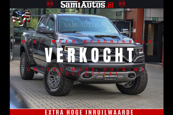 Dodge Ram 1500 TRX | 6.2 V8 712PK | Final Edition | All-In Prijs | Beschikt over alle opties | Comfortabele Dubbele Cabine met Royale 5 Zitplaatsen | BPM vrij | Nu Leverbaar uit Voorraad | Voorraad Nr 2121 - 4420