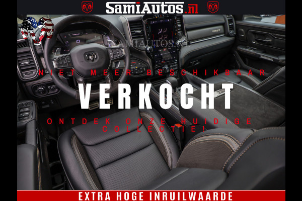 Dodge Ram 1500 TRX | 6.2 V8 712PK | Final Edition | All-In Prijs | Beschikt over alle opties | Comfortabele Dubbele Cabine met Royale 5 Zitplaatsen | BPM vrij | Nu Leverbaar uit Voorraad | Voorraad Nr 2121 - 4420