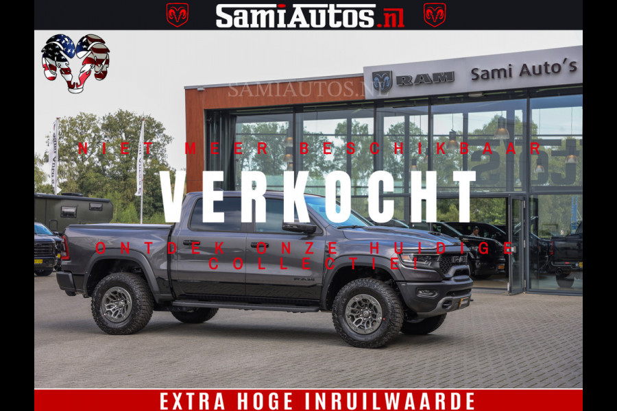 Dodge Ram 1500 TRX | 6.2 V8 712PK | Final Edition | All-In Prijs | Beschikt over alle opties | Comfortabele Dubbele Cabine met Royale 5 Zitplaatsen | BPM vrij | Nu Leverbaar uit Voorraad | Voorraad Nr 2121 - 4420