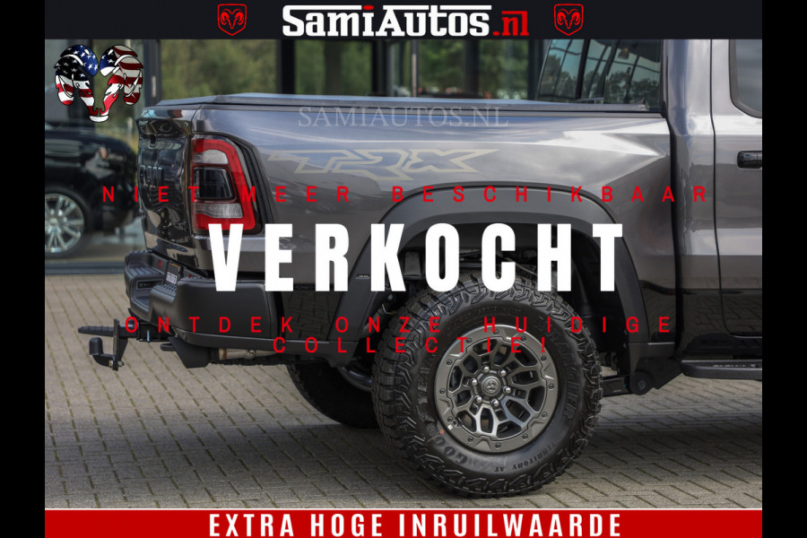 Dodge Ram 1500 TRX | 6.2 V8 712PK | Final Edition | All-In Prijs | Beschikt over alle opties | Comfortabele Dubbele Cabine met Royale 5 Zitplaatsen | BPM vrij | Nu Leverbaar uit Voorraad | Voorraad Nr 2121 - 4420