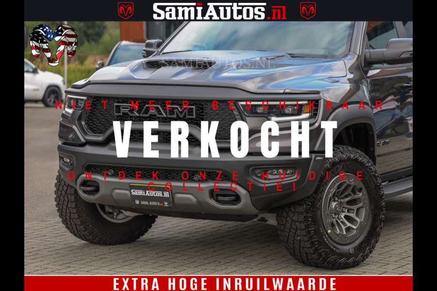 Dodge Ram 1500 TRX | 6.2 V8 712PK | Final Edition | All-In Prijs | Beschikt over alle opties | Comfortabele Dubbele Cabine met Royale 5 Zitplaatsen | BPM vrij | Nu Leverbaar uit Voorraad | Voorraad Nr 2121 - 4420
