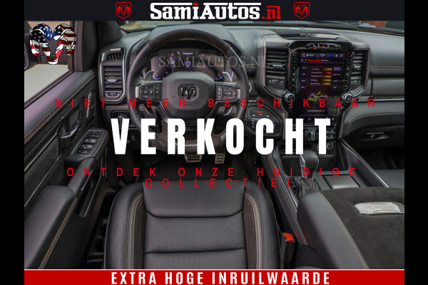 Dodge Ram 1500 TRX | 6.2 V8 712PK | Final Edition | All-In Prijs | Beschikt over alle opties | Comfortabele Dubbele Cabine met Royale 5 Zitplaatsen | BPM vrij | Nu Leverbaar uit Voorraad | Voorraad Nr 2121 - 4420