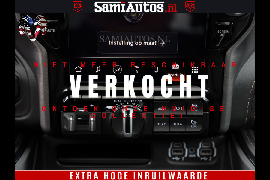 Dodge Ram 1500 TRX | 6.2 V8 712PK | Final Edition | All-In Prijs | Beschikt over alle opties | Comfortabele Dubbele Cabine met Royale 5 Zitplaatsen | BPM vrij | Nu Leverbaar uit Voorraad | Voorraad Nr 2121 - 4420