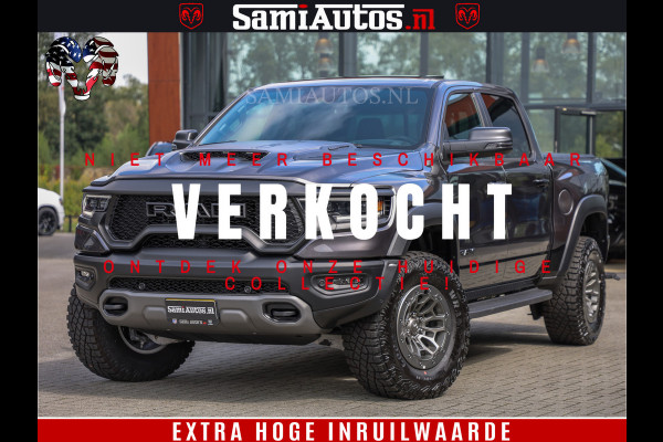 Dodge Ram 1500 TRX | 6.2 V8 712PK | Final Edition | All-In Prijs | Beschikt over alle opties | Comfortabele Dubbele Cabine met Royale 5 Zitplaatsen | BPM vrij | Nu Leverbaar uit Voorraad | Voorraad Nr 2121 - 4420