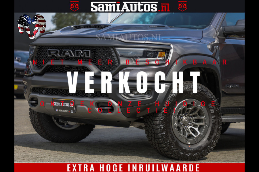 Dodge Ram 1500 TRX | 6.2 V8 712PK | Final Edition | All-In Prijs | Beschikt over alle opties | Comfortabele Dubbele Cabine met Royale 5 Zitplaatsen | BPM vrij | Nu Leverbaar uit Voorraad | Voorraad Nr 2121 - 4420
