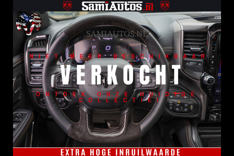 Dodge Ram 1500 TRX | 6.2 V8 712PK | Final Edition | All-In Prijs | Beschikt over alle opties | Comfortabele Dubbele Cabine met Royale 5 Zitplaatsen | BPM vrij | Nu Leverbaar uit Voorraad | Voorraad Nr 2121 - 4420