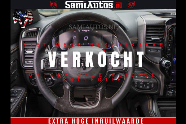 Dodge Ram 1500 TRX | 6.2 V8 712PK | Final Edition | All-In Prijs | Beschikt over alle opties | Comfortabele Dubbele Cabine met Royale 5 Zitplaatsen | BPM vrij | Nu Leverbaar uit Voorraad | Voorraad Nr 2121 - 4420