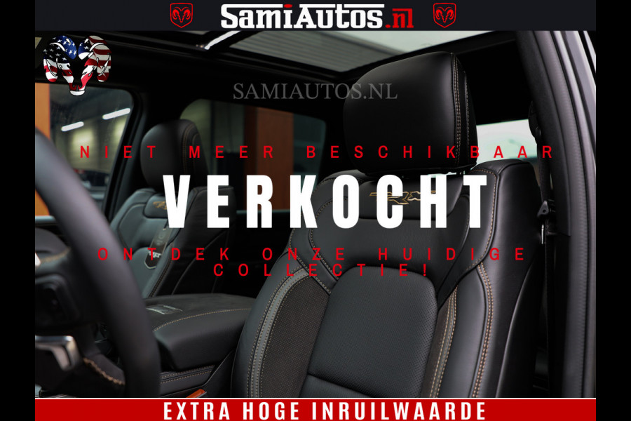 Dodge Ram 1500 TRX | 6.2 V8 712PK | Final Edition | All-In Prijs | Beschikt over alle opties | Comfortabele Dubbele Cabine met Royale 5 Zitplaatsen | BPM vrij | Nu Leverbaar uit Voorraad | Voorraad Nr 2121 - 4420