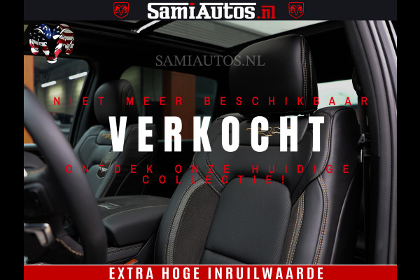 Dodge Ram 1500 TRX | 6.2 V8 712PK | Final Edition | All-In Prijs | Beschikt over alle opties | Comfortabele Dubbele Cabine met Royale 5 Zitplaatsen | BPM vrij | Nu Leverbaar uit Voorraad | Voorraad Nr 2121 - 4420