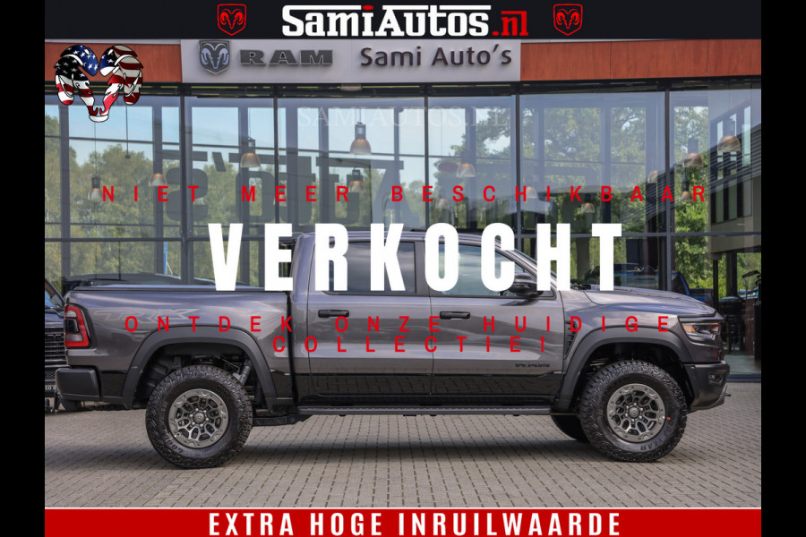 Dodge Ram 1500 TRX | 6.2 V8 712PK | Final Edition | All-In Prijs | Beschikt over alle opties | Comfortabele Dubbele Cabine met Royale 5 Zitplaatsen | BPM vrij | Nu Leverbaar uit Voorraad | Voorraad Nr 2121 - 4420