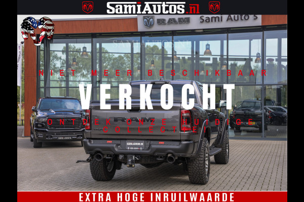 Dodge Ram 1500 TRX | 6.2 V8 712PK | Final Edition | All-In Prijs | Beschikt over alle opties | Comfortabele Dubbele Cabine met Royale 5 Zitplaatsen | BPM vrij | Nu Leverbaar uit Voorraad | Voorraad Nr 2121 - 4420