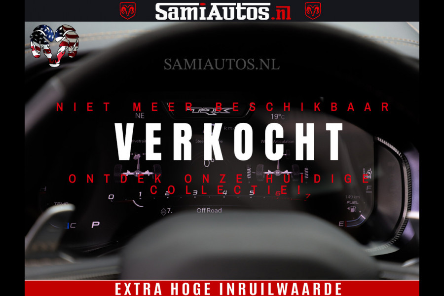 Dodge Ram 1500 TRX | 6.2 V8 712PK | Final Edition | All-In Prijs | Beschikt over alle opties | Comfortabele Dubbele Cabine met Royale 5 Zitplaatsen | BPM vrij | Nu Leverbaar uit Voorraad | Voorraad Nr 2121 - 4420