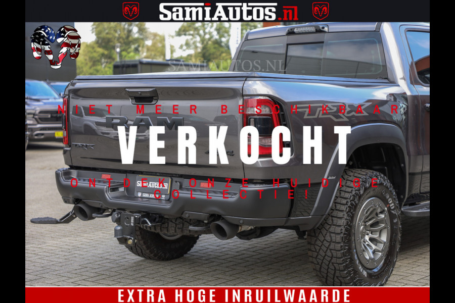 Dodge Ram 1500 TRX | 6.2 V8 712PK | Final Edition | All-In Prijs | Beschikt over alle opties | Comfortabele Dubbele Cabine met Royale 5 Zitplaatsen | BPM vrij | Nu Leverbaar uit Voorraad | Voorraad Nr 2121 - 4420