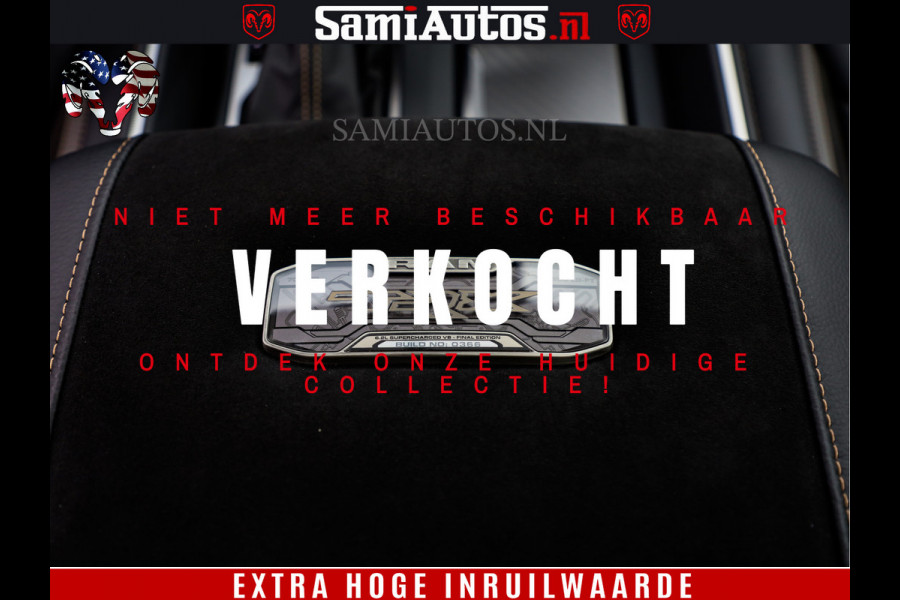 Dodge Ram 1500 TRX | 6.2 V8 712PK | Final Edition | All-In Prijs | Beschikt over alle opties | Comfortabele Dubbele Cabine met Royale 5 Zitplaatsen | BPM vrij | Nu Leverbaar uit Voorraad | Voorraad Nr 2121 - 4420