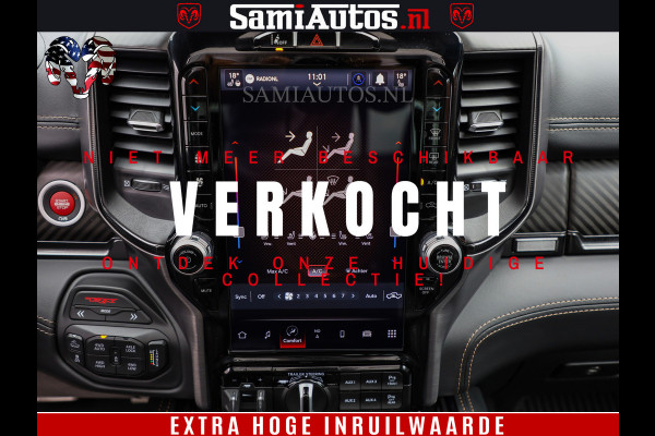 Dodge Ram 1500 TRX | 6.2 V8 712PK | Final Edition | All-In Prijs | Beschikt over alle opties | Comfortabele Dubbele Cabine met Royale 5 Zitplaatsen | BPM vrij | Nu Leverbaar uit Voorraad | Voorraad Nr 2121 - 4420