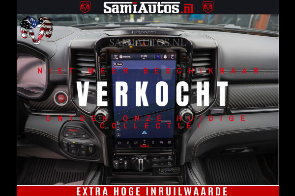 Dodge Ram 1500 TRX | 6.2 V8 712PK | Final Edition | All-In Prijs | Beschikt over alle opties | Comfortabele Dubbele Cabine met Royale 5 Zitplaatsen | BPM vrij | Nu Leverbaar uit Voorraad | Voorraad Nr 2121 - 4420