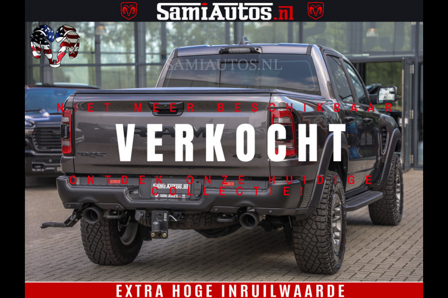 Dodge Ram 1500 TRX | 6.2 V8 712PK | Final Edition | All-In Prijs | Beschikt over alle opties | Comfortabele Dubbele Cabine met Royale 5 Zitplaatsen | BPM vrij | Nu Leverbaar uit Voorraad | Voorraad Nr 2121 - 4420