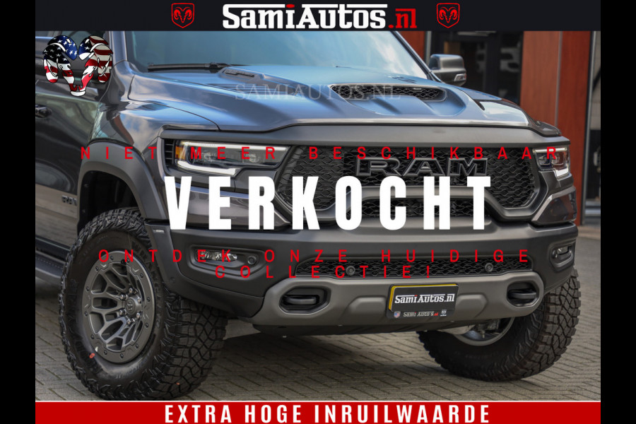 Dodge Ram 1500 TRX | 6.2 V8 712PK | Final Edition | All-In Prijs | Beschikt over alle opties | Comfortabele Dubbele Cabine met Royale 5 Zitplaatsen | BPM vrij | Nu Leverbaar uit Voorraad | Voorraad Nr 2121 - 4420