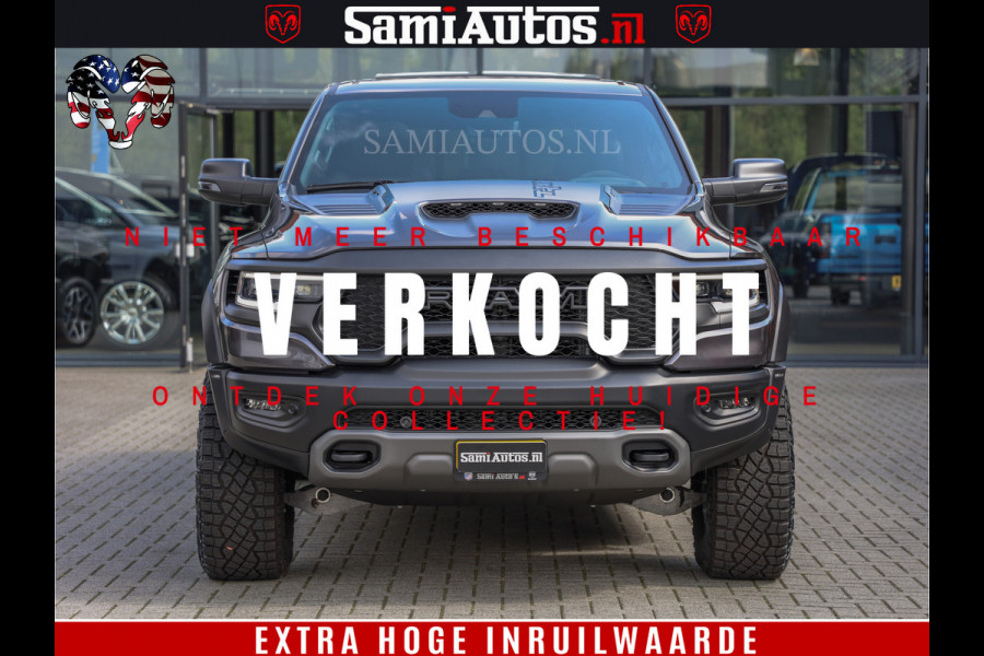 Dodge Ram 1500 TRX | 6.2 V8 712PK | Final Edition | All-In Prijs | Beschikt over alle opties | Comfortabele Dubbele Cabine met Royale 5 Zitplaatsen | BPM vrij | Nu Leverbaar uit Voorraad | Voorraad Nr 2121 - 4420