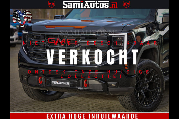 GMC Sierra AT4 6.2 V8 | Prijs Compleet met Garantie en Lpg en Rijklaarmaak kosten | Dubbele Cabine met Royale 5 Zitplaatsen | BPM vrij | Nu Leverbaar uit Voorraad | Voorraad Nr 2240 -  8364 |