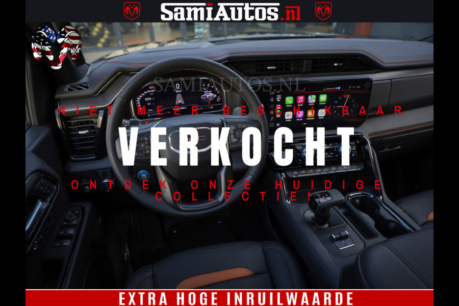 GMC Sierra AT4 6.2 V8 | Prijs Compleet met Garantie en Lpg en Rijklaarmaak kosten | Dubbele Cabine met Royale 5 Zitplaatsen | BPM vrij | Nu Leverbaar uit Voorraad | Voorraad Nr 2240 -  8364 |