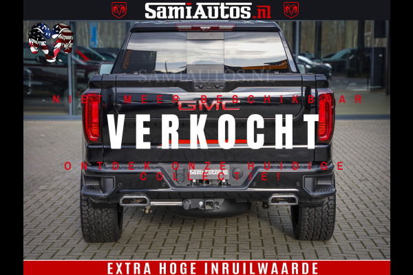 GMC Sierra AT4 6.2 V8 | Prijs Compleet met Garantie en Lpg en Rijklaarmaak kosten | Dubbele Cabine met Royale 5 Zitplaatsen | BPM vrij | Nu Leverbaar uit Voorraad | Voorraad Nr 2240 -  8364 |