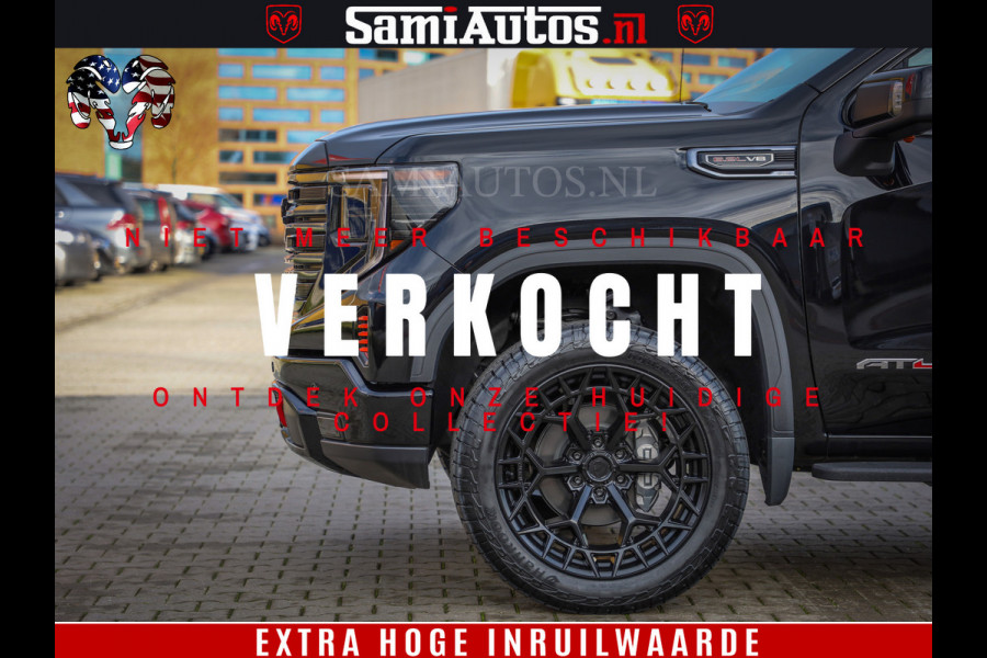 GMC Sierra AT4 6.2 V8 | Prijs Compleet met Garantie en Lpg en Rijklaarmaak kosten | Dubbele Cabine met Royale 5 Zitplaatsen | BPM vrij | Nu Leverbaar uit Voorraad | Voorraad Nr 2240 -  8364 |