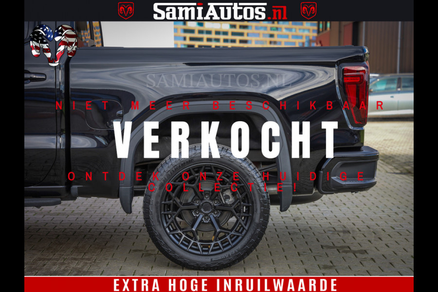 GMC Sierra AT4 6.2 V8 | Prijs Compleet met Garantie en Lpg en Rijklaarmaak kosten | Dubbele Cabine met Royale 5 Zitplaatsen | BPM vrij | Nu Leverbaar uit Voorraad | Voorraad Nr 2240 -  8364 |