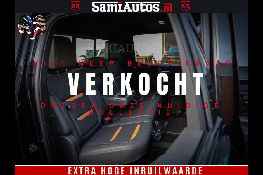 GMC Sierra AT4 6.2 V8 | Prijs Compleet met Garantie en Lpg en Rijklaarmaak kosten | Dubbele Cabine met Royale 5 Zitplaatsen | BPM vrij | Nu Leverbaar uit Voorraad | Voorraad Nr 2240 -  8364 |