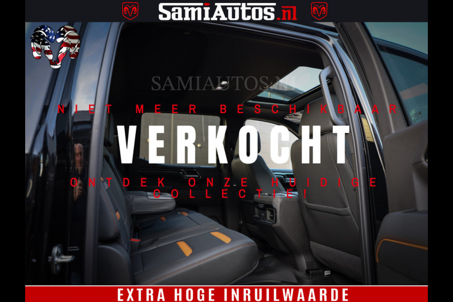 GMC Sierra AT4 6.2 V8 | Prijs Compleet met Garantie en Lpg en Rijklaarmaak kosten | Dubbele Cabine met Royale 5 Zitplaatsen | BPM vrij | Nu Leverbaar uit Voorraad | Voorraad Nr 2240 -  8364 |