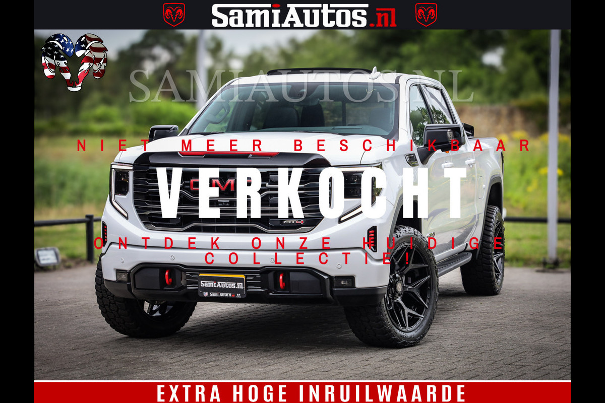 GMC Sierra AT4 | 6.2 V8 | Prijs Compleet met Garantie en Lpg en Rijklaarmaak kosten | Comfortabele Dubbele Cabine met 5 Zitplaatsen | BPM vrij | Nu Leverbaar uit Voorraad | Voorraad Nr 2241 - 8521 | GMC Sierra AT4 | 6.2 V8 | Prijs Compleet met Garantie en Lpg en Rijklaarmaak kosten | Comfortabele Dubbele Cabine met 5 Zitplaatsen | BPM vrij | Nu Leverbaar uit Voorraad | Voorraad Nr 2241 - 8521 |
