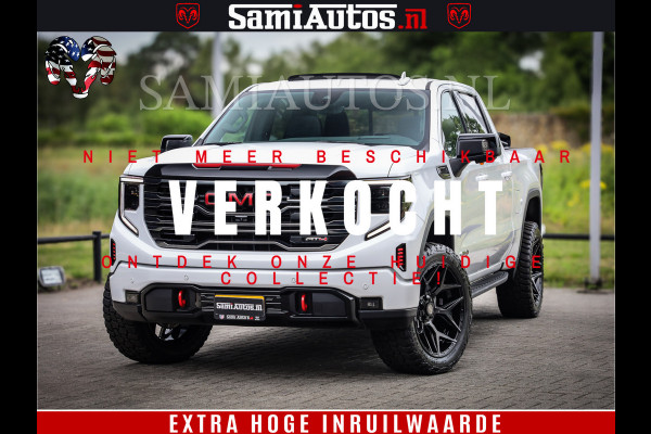 GMC Sierra AT4 | 6.2 V8 | Prijs Compleet met Garantie en Lpg en Rijklaarmaak kosten | Comfortabele Dubbele Cabine met 5 Zitplaatsen | BPM vrij | Nu Leverbaar uit Voorraad | Voorraad Nr 2241 -  8521 |