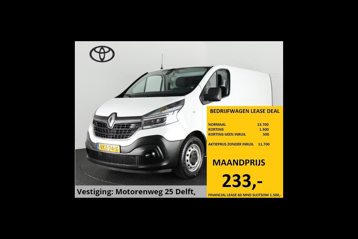 Renault Trafic 2.0 DCI T29 L1H1 COMFORT NAVIGATIE (EX BTW) CAMERA CRUISE .BETIMMERING Renault Trafic 2.0 DCI T29 L1H1 COMFORT NAVIGATIE (EX BTW) CAMERA CRUISE .BETIMMERING