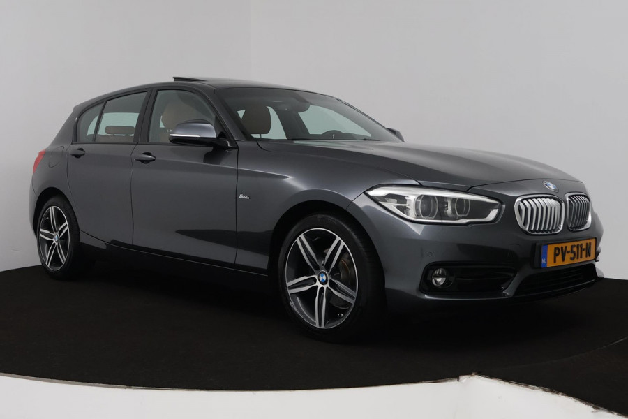 BMW 1-serie 118i Corporate Lease High Executive (PANORAMADAK, STOELVERWARMING, AUTOMAAT, CRUISE CONTROL, SENSOREN, DEALER ONDERH)