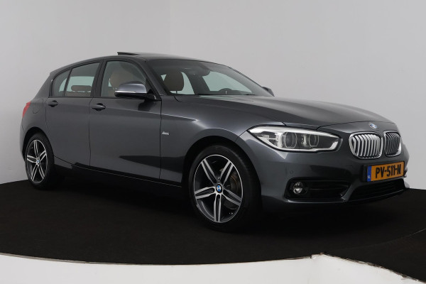 BMW 1-serie 118i Corporate Lease High Executive (PANORAMADAK, STOELVERWARMING, AUTOMAAT, CRUISE CONTROL, SENSOREN, DEALER ONDERH)