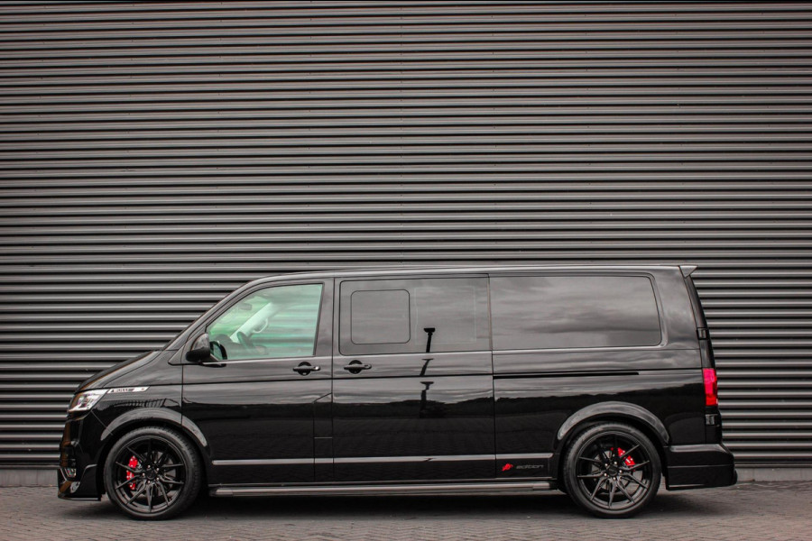Volkswagen Transporter 2.0 TDI L2H1 199PK BULLI DC 4MOTION DUBBEL CABINE / KUIPSTOELEN / FULL OPTINS / LEDERENBEKLEDING/FULL BLACK